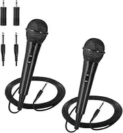 Snblzhef Handheld Wired Microphone,Cardioid Dynamic Vocal Mic with Mic Adaptors,for Karaoke Vocal Music Performance