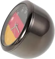 EXAOMBLE Mini Luminous Car Clock Self Adhesive Quartz Dashboard Timepiece for Clock for Convenient Reference Vehicle Interiors