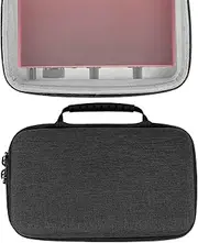Geekria Audio Interface Hard Case Compatible with Focusrite Scarlett 2i2, Protective Hard Shell Travel Carrying Bag with Cable Storage (Grey)