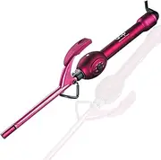 9mm Unisex Hair Curler, ManKami Hair Curling Iron Wand Professional Super Tourmaline Ceramic Barrel Small Slim Tongs for Short and Long Hair