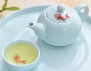 Chinese Porcelain Tea Set 200ml Teapot Cups Tray Lucky Koi Fish Loose Leaf Tea