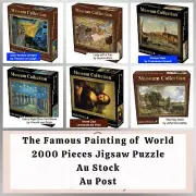 Museum Famous Painting Jigsaw Puzzle 2000 pieces-Van Gogh, Klimt, da Vinci-0402