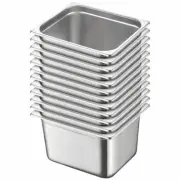 SOGA 12X Full Size 1/2 GN Pan 20cm Deep Stainless Steel Gastronorm GN Pan Tray