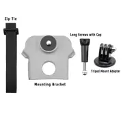 Versatile for DJI Air 2 - Mounting Bracket w/ Camera Adapter Base Zip Tie Pieces