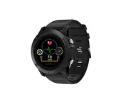 1.22 Round IPS Display Smart Watch Waterproof Bracelet Outdoor Sports Blood Oxygen Heart Rate Monitoring Watch-Black