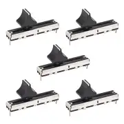 5Pcs 45mm B10K Ohm Straight Slide Potentiometer DIY Variable Resistor