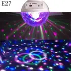 LED Stage Light Crystal Magic Ball Light Bluetooth E27 Disco Party Light Decor