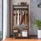 Heavy Duty Entryway Coat Rack Hats Garment Coat Hanging Stand Shoes Storage Rack