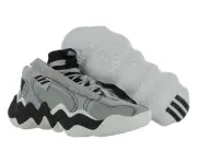 Adidas Exhibit B Mid Womens Shoes Size 8.5, Color: Grey Two/Cloud White/Core