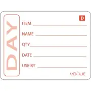 DISSOLVABLE VOGUE (PACK OF 250) PREPARED FOOD LABELS GH350