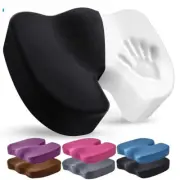 Memory Foam Seat Cushion Chair Desk Seat Cushion Tailbone Pain Back Pain Relief