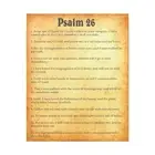Psalm 26 Chapter Gold Bible Canvas Christian Wall Art Ready to