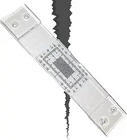 Measurement Tool, Clear Manual Monitoring Tool, Measure and Record Instrument | Concrete Monitoring Record, Gauge Monitor for Monitoring Wall Deformation and Cracks