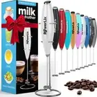 POWERLIX Milk Frother Handheld Battery Operated Electric Whisk Foam Maker For