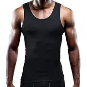 Men's Gym Shirt Compression Tank Fitness Tank Men Tops Crew Neck Sleeveless Sports Outdoor Vacation Going out Casual Daily Gym Quick dry Breathable Soft Plain