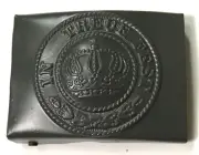 WWII GERMAN M1936 M1940 WAFFEN ARMY BELT BUCKLE-PAINTED