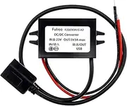 Quick Charge QC3.0 USB Converter DC 12V/24V to 5V 3A USB Buck Charging Module Step Down Voltage Regulator Car Power Converter Adapter (03-USB)