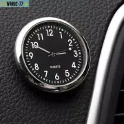 For Car Mini Pocket Quartz Analog Watch Stick-On Clock Car Interior Accessory (for: Fiat)