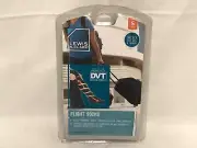 Lewis N Clark Travel Compression Flight Socks Unisex Small Calf Length Black
