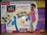 2010 Mattel Fisher-Price Laugh & Learn Move Music Station NEW Dented BOX T5124