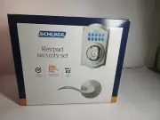 Schlage Camelot Keypad Security Set Satin Nickel FBE365 V CAM 619 ACC NEW!!! SET