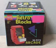 *FREE SHIP* ARCADE CABINET Retro Blocks MINI Block Tech Building Blocks "LEGO"