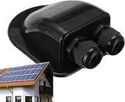 Solar Panel Junction Box, Waterproof Solar Cable Junction Box, Multi-Function Cable Connector Engineered Wire Routing Solutions for Sheds, Yachts, Machine Room