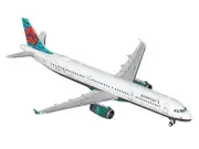 Airbus A321 "American Airlines" 1/400 Diecast Model by GeminiJets
