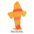 Wearable Hooded Blanket Shark Sleeping Bag Comfortable Lightweight Clown Fish