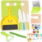 32PCS Toddler Knife Set – Montessori Kitchen Tools for Kids Age 2-10, Safe Kn...