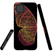 For Google Pixel 4 XL Case Tough Protective Cover Rose Gold Wing