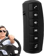 Car Remote Control - Sturdy and Stable Steering Wheel Radio Control Button | Sturdy Steering Wheel Remote Control Button for Car Navigation Multimedia System Jmedic