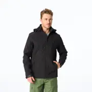 Cape Men's Zephyr Hooded Fleece Jacket Jet Black