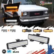 Clear Switchback LED Paking Signal Light For 83-93 Chevrolet S10 / 82-90 GMC S15 (for: Chevrolet)