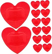 FRCOLOR Adorable Heart Band- 20pcs Cartoon Stickers Self-adhesive Fun Supplies for Boys and Girls Flexible Skin-safe for Boys and Girls