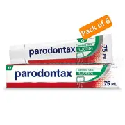 Parodontax Fluoride Anticavity Toothpaste Genuine Ireland 6 pack x 75 ml