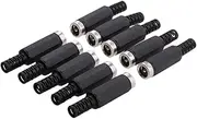 AsrMyjcx 10 Pcs DC Female 2.1 Mm to 5.5 Mm Male Replacement Connectors