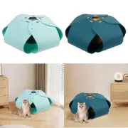 Semi Enclosed Cat Tunnel Bed Pet Supplies Cat Nest for Kitten Kitty Snooze