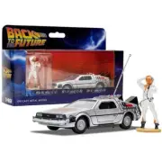 Back to the Future DeLorean & Doc Brown Figure 1:36 Scale Diecast Replica Model