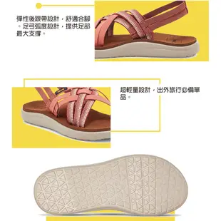 【TEVA】女 Voya Strappy 交叉織帶夾腳涼鞋/雨鞋/水鞋-黑灰 (原廠現貨)