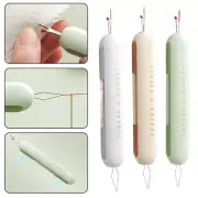 2 in 1 Needle Threader Seam Ripper Sewing Tool Needle Threading and Seam Kit X
