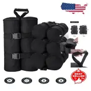 Sturdy Set of 4 Extra Large Canopy Weight Bags - 80 lbs Each for Sun Shelters
