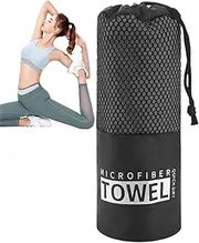Quick Dry Microfiber Towel – Sandproof Beach & Bath Towel | Lightweight Workout Gear for Exercise & Fitness | Compact Towel for Camping, Travel, and Gym | Fast-Drying Towel Outdoor Activities