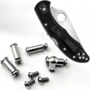 Set of SUS 416 Knife Handle Screw for Spyderco C10 Endura BK & WH Randomly