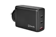 Bonelk 100W PD GaN USB-C USB-A Wall Charger Adapter For Phone Tablet Black