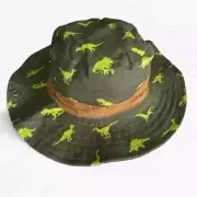 Wonder Nation Toddler Boys Discovery Sunhat Bucket One Size Dino Print NEW