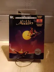 Aladdin 4K SteelBook Blu-ray Best Buy Exclusive [1992] No Dents - Ships Next Day