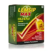 Lemsip Max Cold & Flu Sachets X 10
