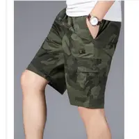 在飛比找momo購物網優惠-【NBL】現貨韓版寬鬆大碼鬆緊帶短褲L03435(棉質休閒迷