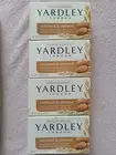 4 Yardley Oatmeal & Almond Bar Soap, Oatmeal & Almond, 4 Oz Dry Skin Exfoliating